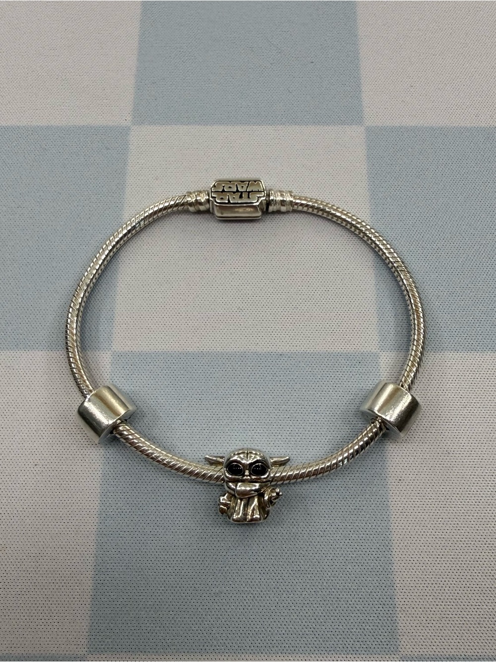 Pandora-Star Wars Grogu (Baby Yoda) Silver Charm Bracelet
